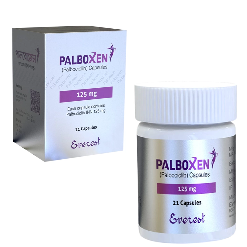 Palboxen 125 mg Capsule (Palbociclib) box image