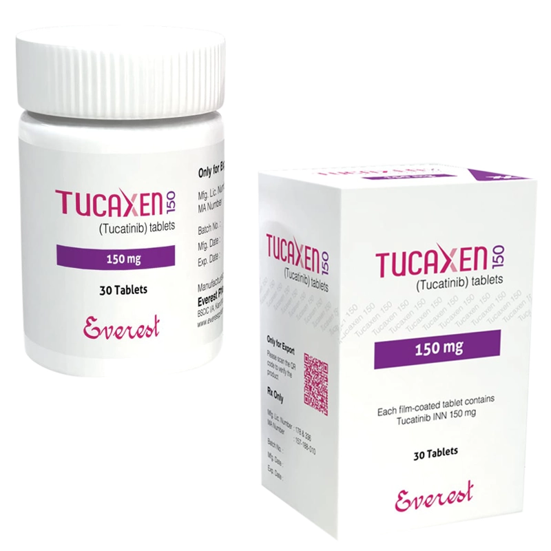 Tucaxen 150 mg Tablet (Tucatinib) box Image