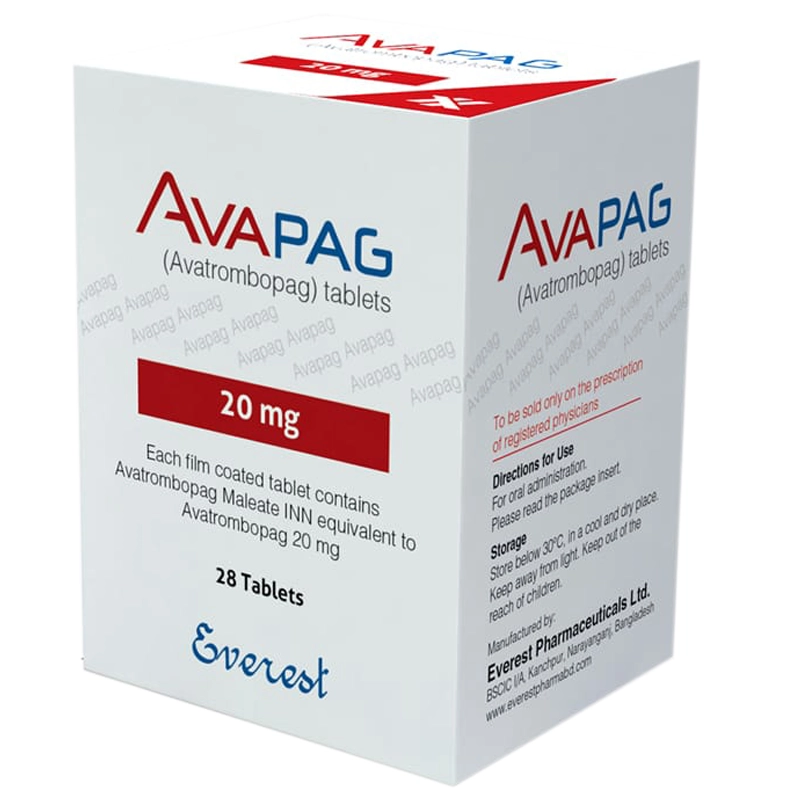 Avapag 20 mg (Avatrombopag) Tablets