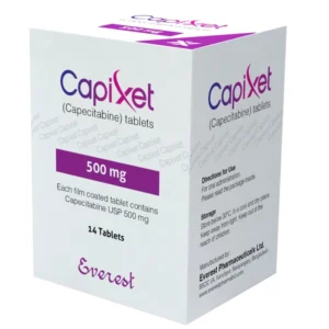 Capecitabine 500 mg Tablets (Capixet Box Image) Capixet 500 mg Tablet (Capecitabine)