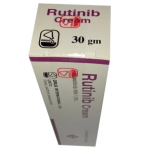 Rutinib cream original tube package vertical view