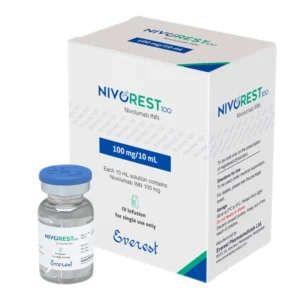 Nivorest 40mg/4mL and 100mg/10mL Nivolumab injection vials, Opdivo alternative by Everest Pharmaceuticals