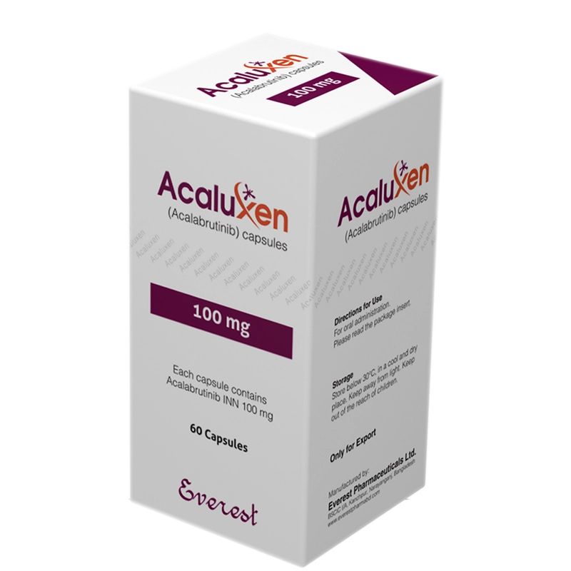 Acaluxen 100mg Acalabrutinib capsules, Calquence alternative by Everest Pharmaceuticals