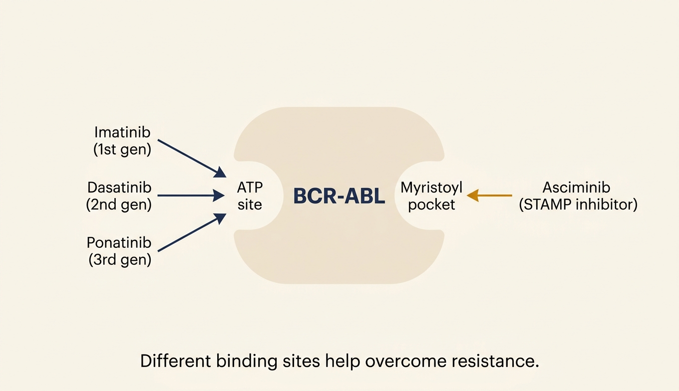 Different binding sites helps overcome resistance